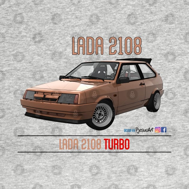Lada 2108 Turbo Golden Ochre by PjesusArt